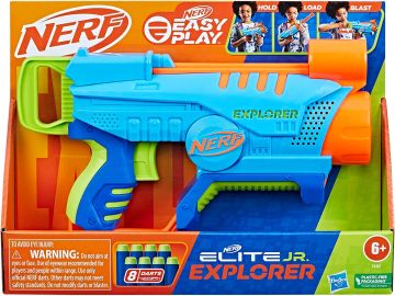 Нърф NERF ELITE JUNIOR БЛАСТЕР EXPLORER + 8 СТРЕЛИ F6367