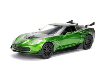 Метален автомобил Transformers 2016 Chevy Corvette Jada Toys 253112007 - 1/32 