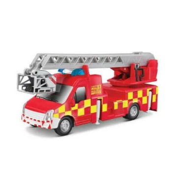 Метален камион пожарна със стълба Bburago 1/43 