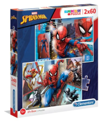 Детски пъзел Spiderman 2x60ч.CLEMENTONI 21608