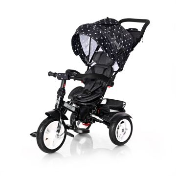 Детска триколка със сенник LORELLI NEO AIR Black CROWNS