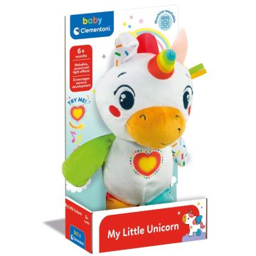 Музикален плюшен еднорог CLEMENTONI BABY 17846