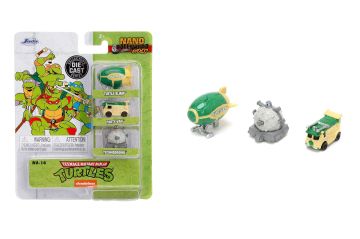 Комплект 3 метални автомобила Nano Turtles Jada Toys 253281000