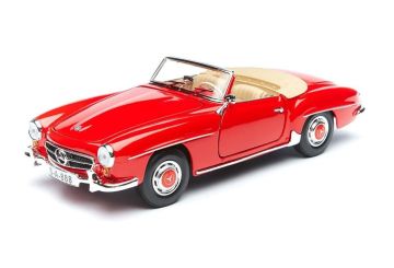 Метална колa Mercedes Benz 190SL Cabrio 1955 Maisto 1:18 - 31824