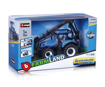 Трактор с дървени трупи New Holland T7.315 HD Burago