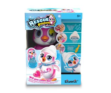 Интерактивен пингвин розов Silverlit 88651 - Rescue Penguin Pink