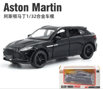 Метална количка Aston Martin DBX SUV 1/32 черна
