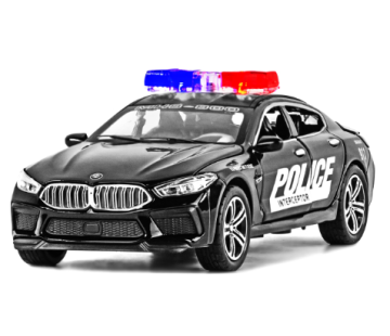 Метална кола BMW M8 ПОЛИЦИЯ 1:32 