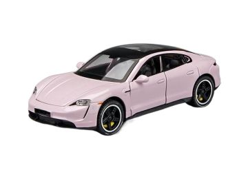 Метална кола Porsche Taycan 1:32 лилав