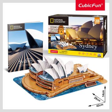 Пъзел 3D Sydney Opera House CubicFun DS1088h  