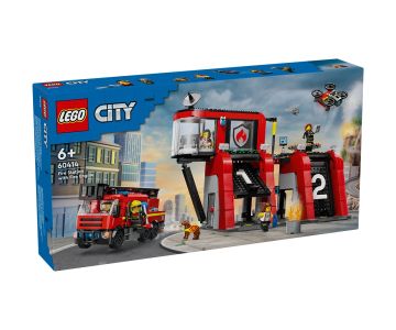 Конструктор LEGO City Fire 60414 Пожарна команда и пожарникарски камион