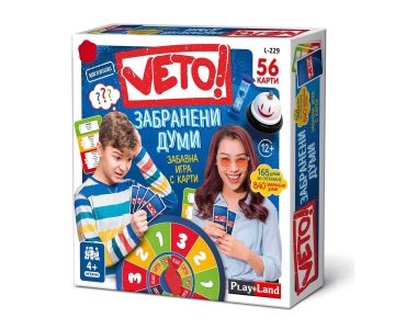Настолна игра Veto! Забранени думи PlayLand 