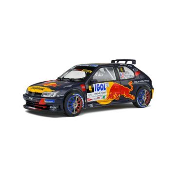 Метален автомобил Peugeot 306 Maxi Black Rally Du Mont Blanc 2021 Solido 1/18 - 1808301
