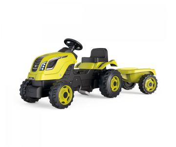Детски трактор с педали и ремарке Farmer XL Smoby 7600710130
