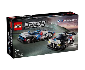 Конструктор LEGO Speed Champions 76922 Състезателни коли BMW M4 GT3 и BMW M Hybrid V8