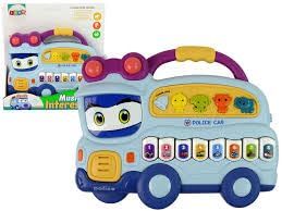 Детско музикално пиано Police car