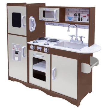 Детска дървена кухня с хладилник Wooden TL40029 