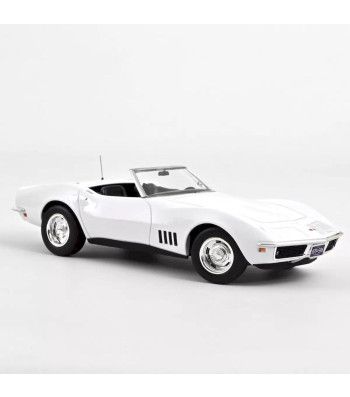 Метална кола Chevrolet Corvette Convertible 1969 Can Am Norev 1:18 - 189038