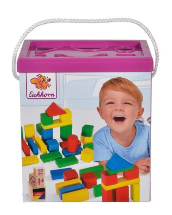 Цветни дървени блокчета EICHHORN 100050161