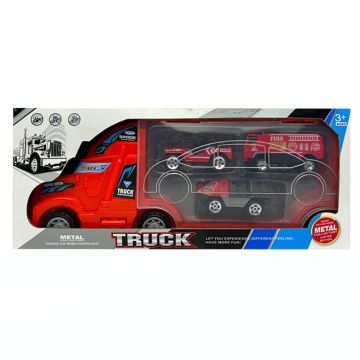 Камион куфар Автовоз с пожарни коли