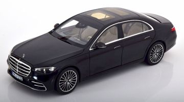 Метална кола Mercedes S-Class AMG Line 2021 Black Metallic Norev 1:18 - 183802