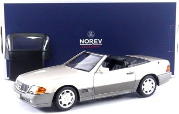 Метална кола Mercedes-Benz 500 SL 1989 Norev 1:18 - 183719