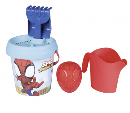 Кофичка за пясък с лейка SPIDEY Smoby 7600862194