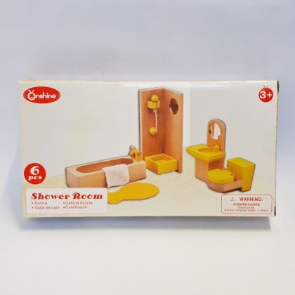 Комплект дървено обзавеждане - баня