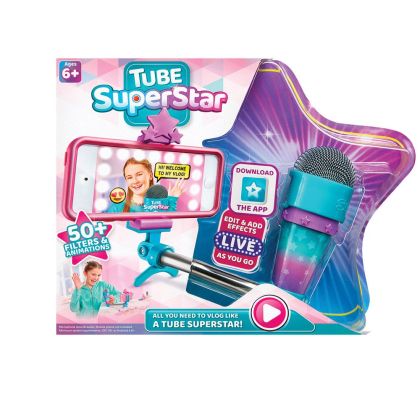 TUBE SUPERSTAR Микрофон със селфи стик БЪДИ ЮТЮБЪР
