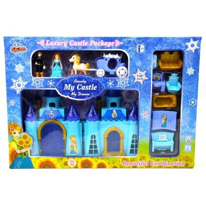 Детски замък с принц и принцеса 