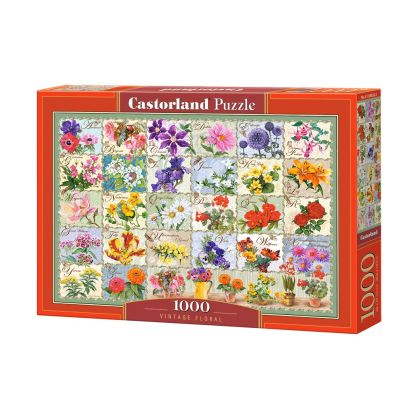Пъзел Castorland 1000 части Флорален винтидж 104338