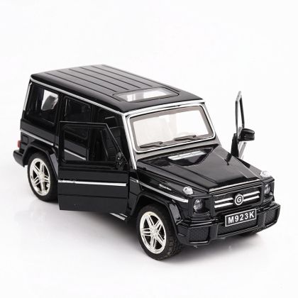 Метален джип Mercedes G-class AMG със звук и светлини black