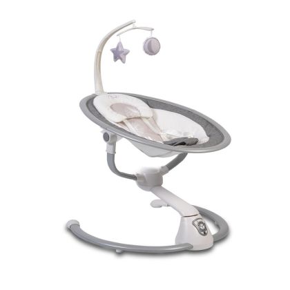 Електрическа бебешка люлка Cangaroo Cloud сива