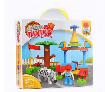 Конструктор с едри елементи Alfresso 2873A