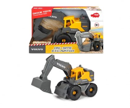 Детска строителна машина Багер с лопата Volvo DICKIE 203724003
