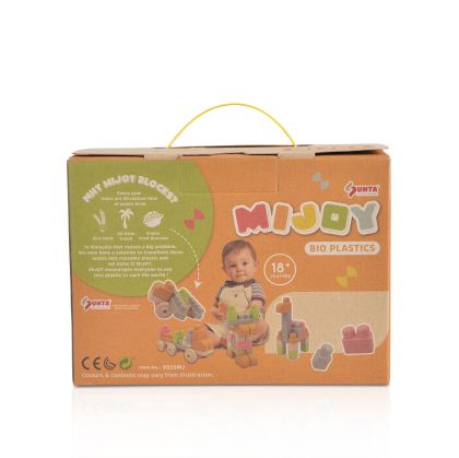 Конструктор с едри елементи Bio MIJOU Blocks 30 ЕЛ. Sunta 9925MJ