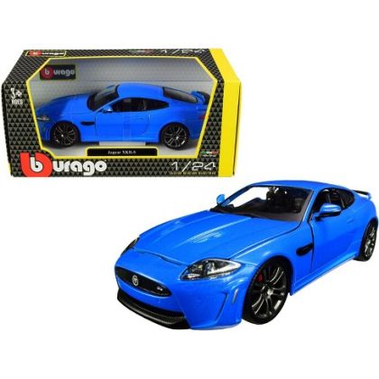 Метална кола Jaguar XKR -S blue Bburago 1:24  
