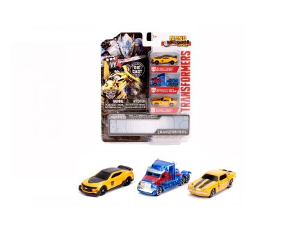 Комплект 3 метални автомобила Nano Cars Transformers Jada Toys 253111000