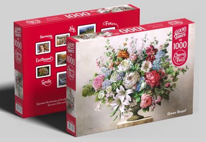Пъзел Очарователен букет 1000 части Cherry Pazzi 30134