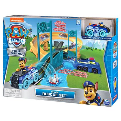 Писта с изстрелвачка Chase Rescue Set PAW PATROL 