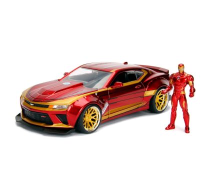 Метален автомобил Marvel Iron Man 2016 Chevy Camaro SS 1:24 Jada Toys 253225003