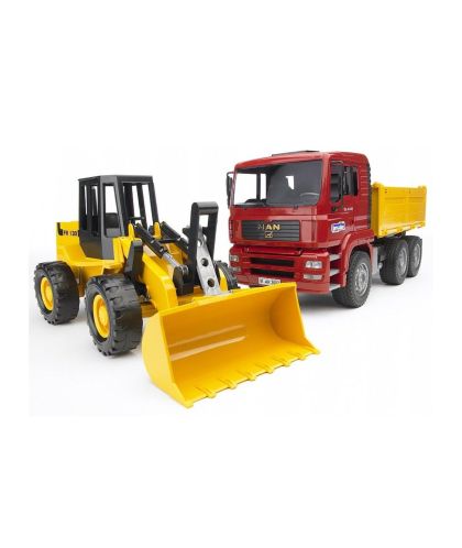 Камион самосвал MAN TGA и фадрома FR 130 Bruder 02752 