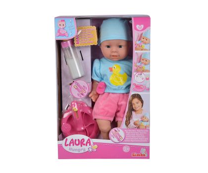 Интерактивно Гладно бебе Лаура Simba 105010964 