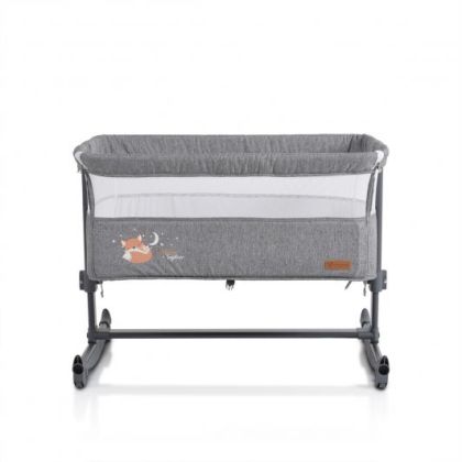 Бебешко легло с подвижна страница Cangaroo Always Together сив