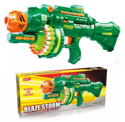 Голям Нърф с барабан и меки стрели 7002