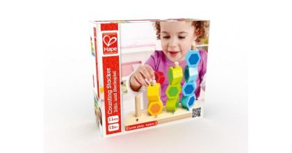 Дървена низанка Уча се да броя Hape h0504