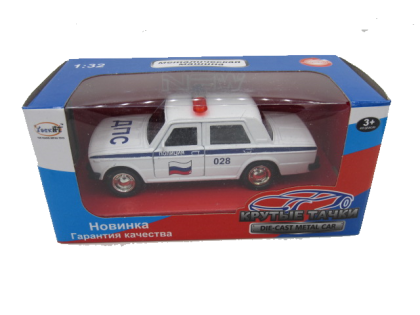 Метална кола с отварящи се врати Lada 2106 Лада Полиция