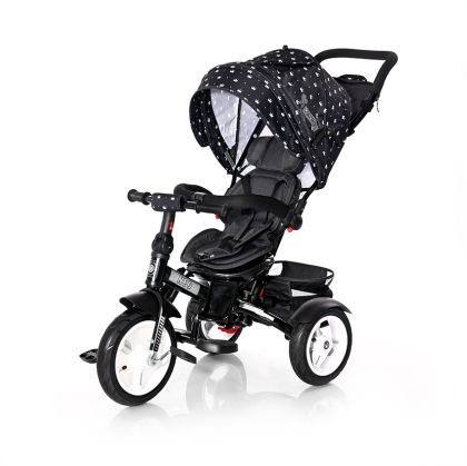 Детска триколка със сенник LORELLI NEO AIR Black CROWNS