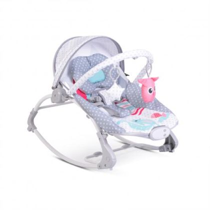 Бебешки шезлонг LOVELY FOREST СИВ
