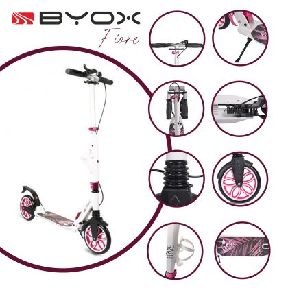 Byox сгъваема тротинетка FIORE с дискова спирачка